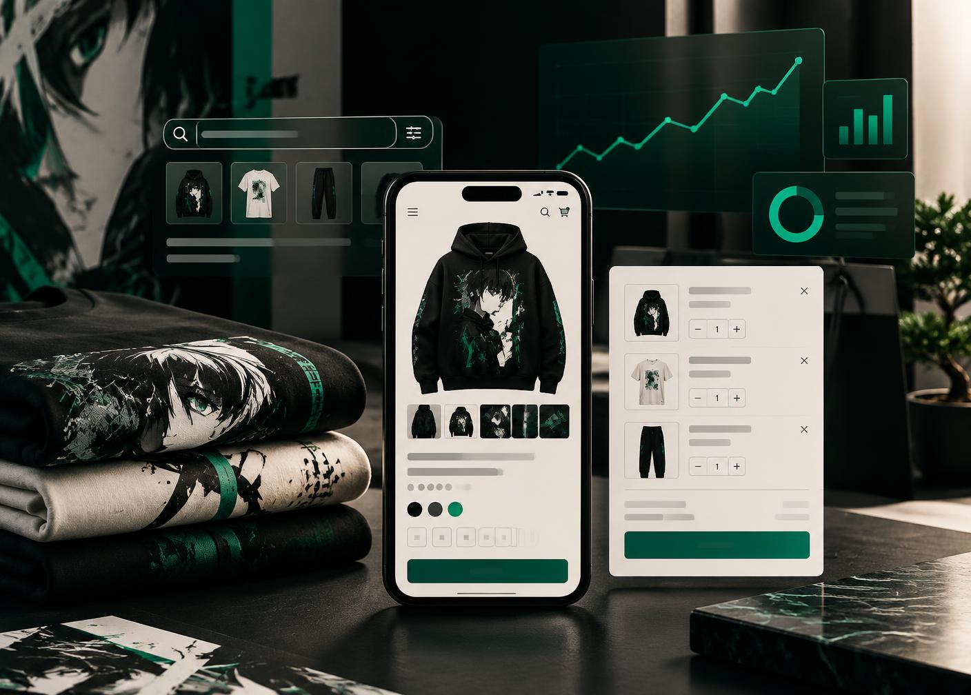 Mobile product page and conversion reporting for the fashion store