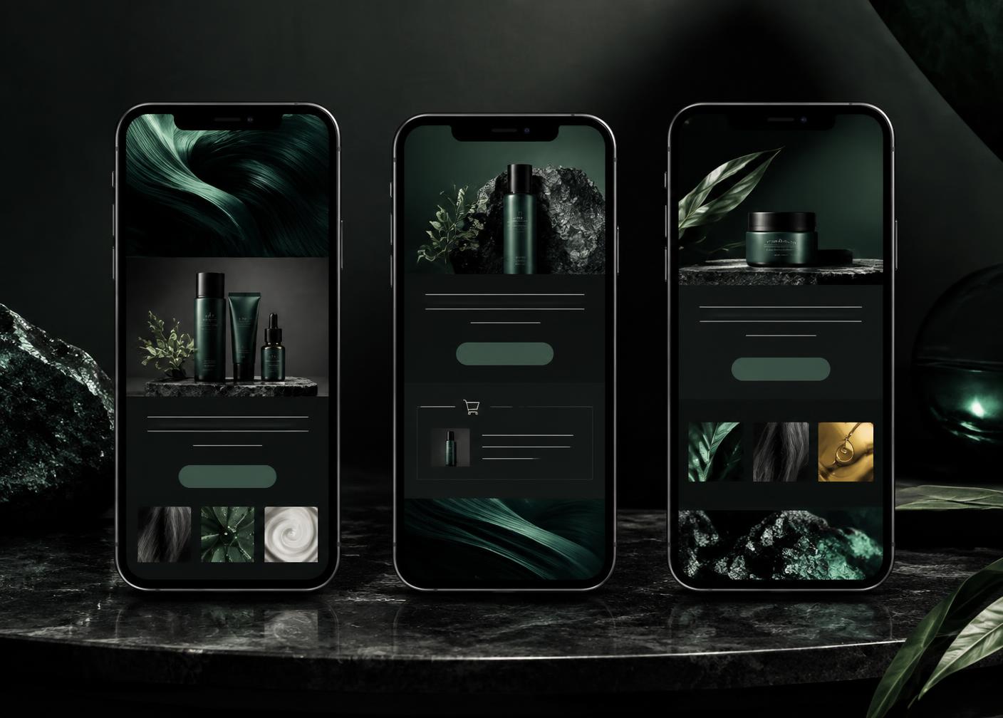 Lifecycle email campaigns displayed across mobile devices